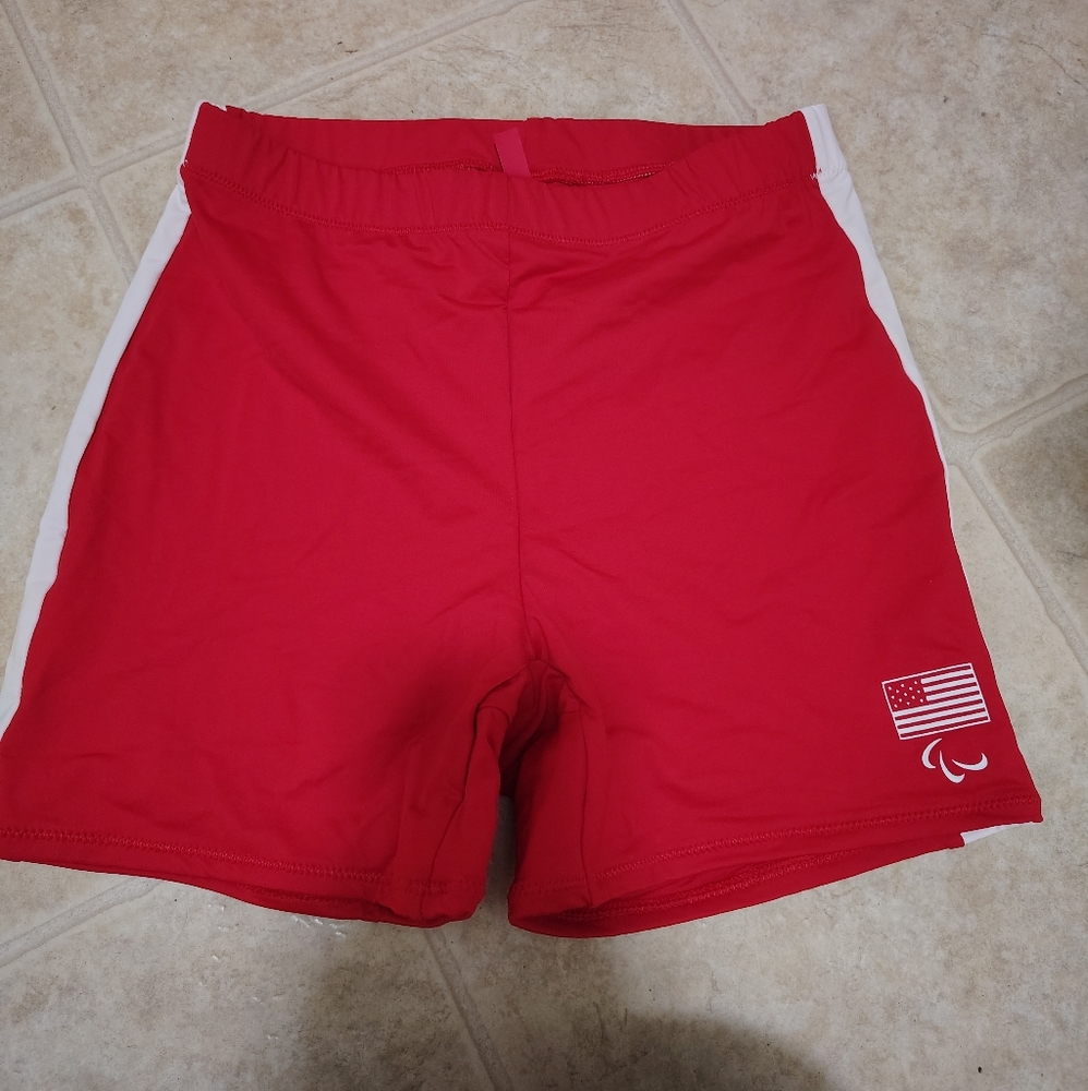 Skims USA Olympics Red Shorts Women's Sz Medium NWT